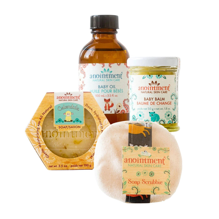 Baby Skin Care Essentials - 4 piece gift set