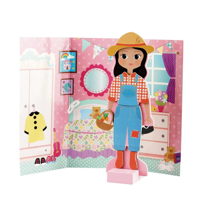Wooden Magnetic Dress Up