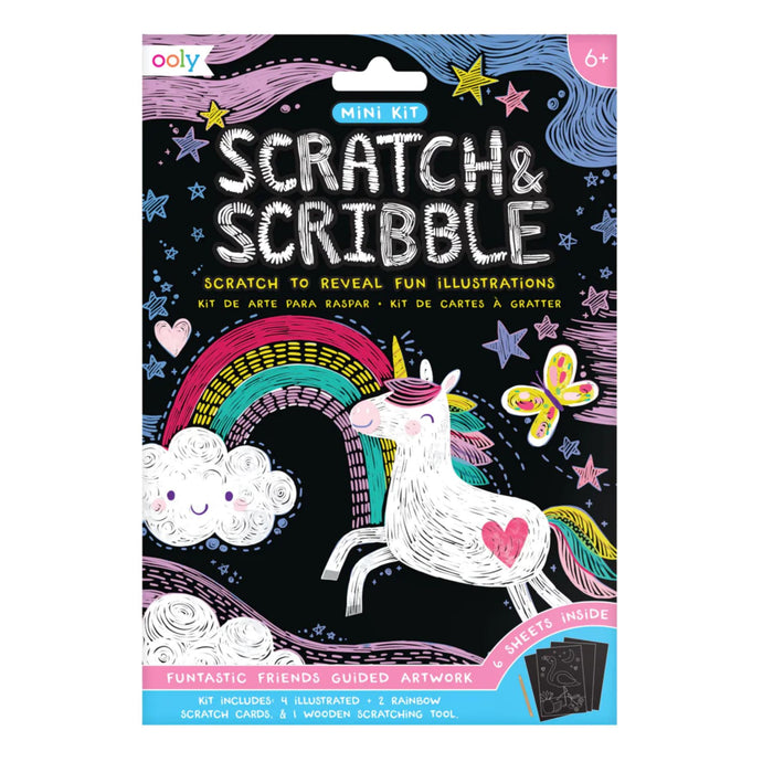 Mini Scratch + Scribble Art Kit