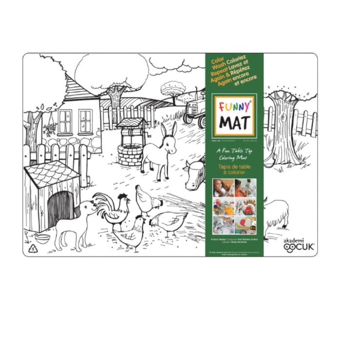 Funny Mat, Colouring Mat-Funny Mat-Simply Green Baby