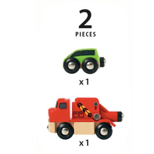 Brio Tow Truck-Simply Green Baby
