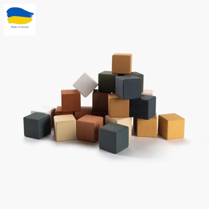 Wooden Cubes Block