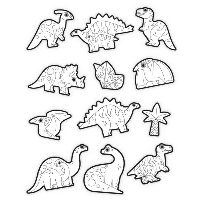 Dinosaur World Colouring Stickers