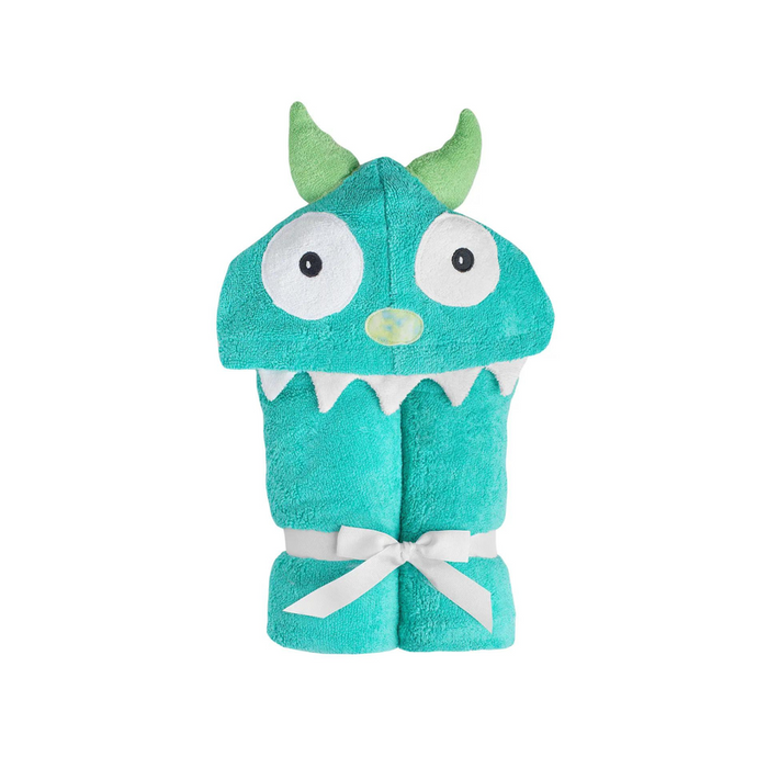 Kids Hooded Towel - Monster