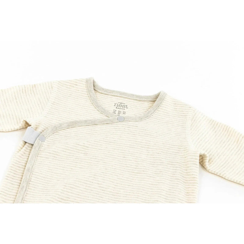 Organic Cotton Basic, Long Sleeve Kimono + Harem Pants Set