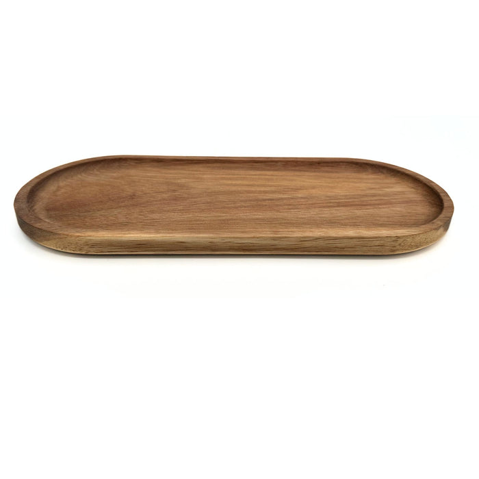 Acacia Wood Oval Serving Tray