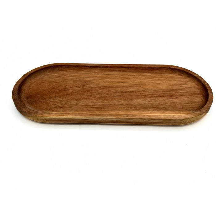 Acacia Wood Oval Serving Tray