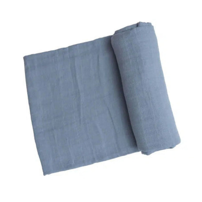 Organic Solid Muslin Swaddle Blanket
