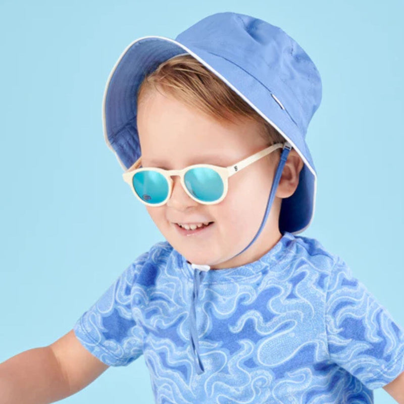 Mirrored Lenses Keyhole Sunglasses