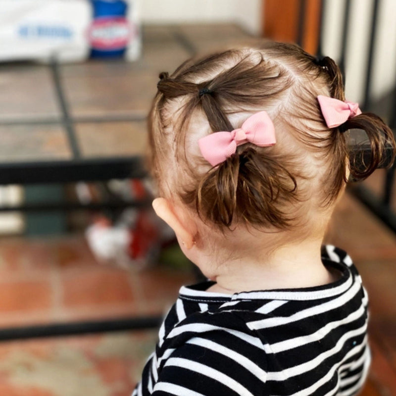 Diya Todder Ribbon Hairbows 2 Pack Alligator Clips