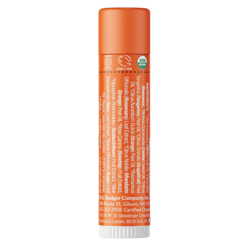 Organic Lip Balm, Tangerine Breeze
