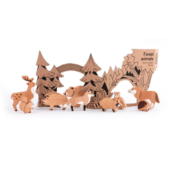 Forest Animal Figures Box Set