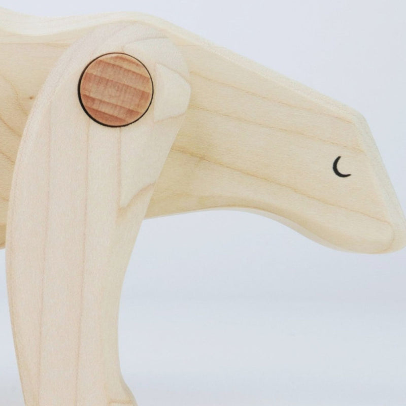 Wooden Polar Bear