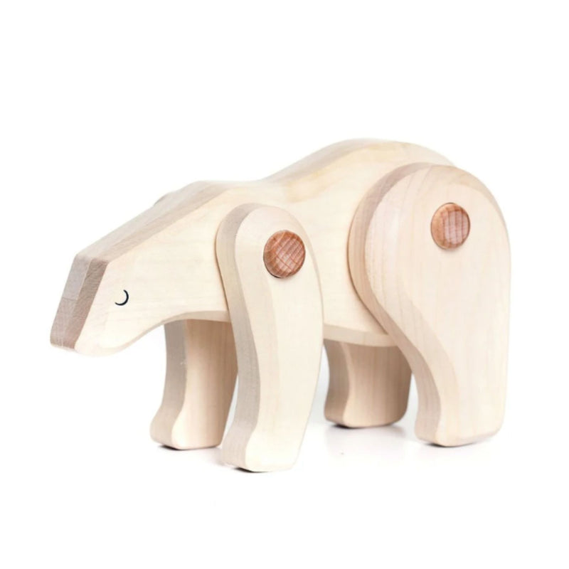 Wooden Polar Bear
