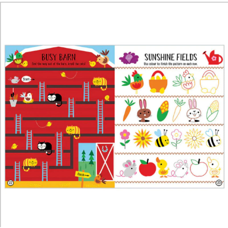 Farmyard Balloon Stickers + Activity Book