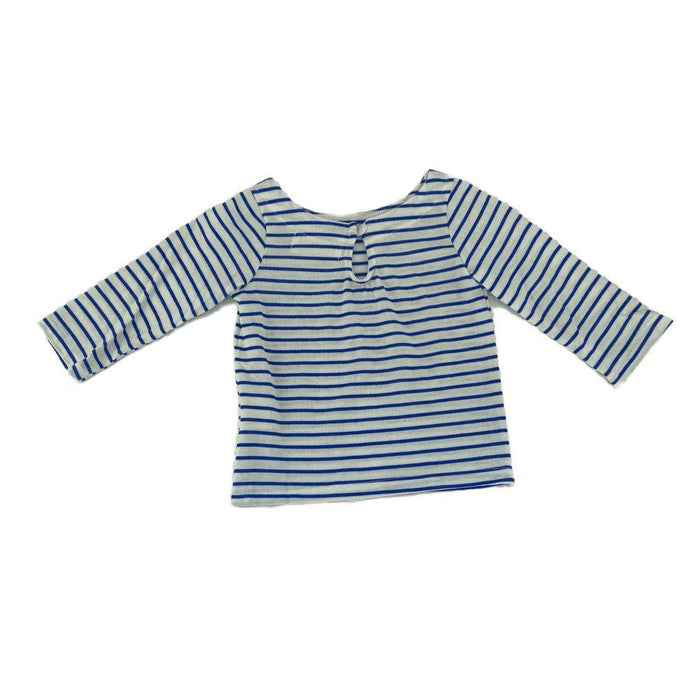 Bamboo Boat Neck Stripped Shirt