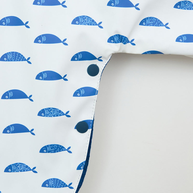 Cape-Styled Baby Raincoat with Cotton Lining