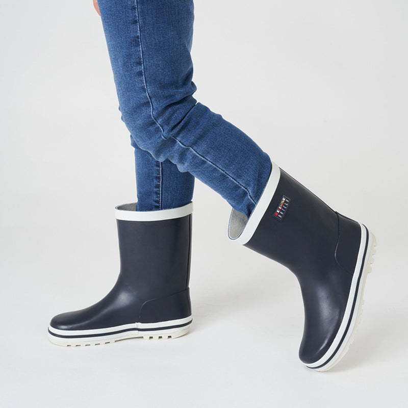 Waterproof Rain Boots, Navy