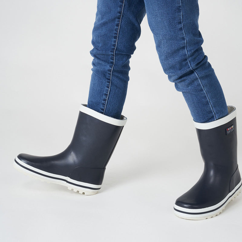 Waterproof Rain Boots, Navy