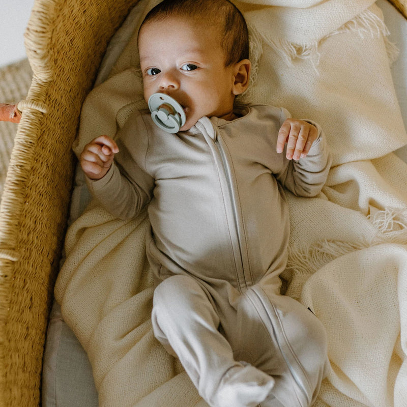 Bamboo Footed Zipper Sleeper