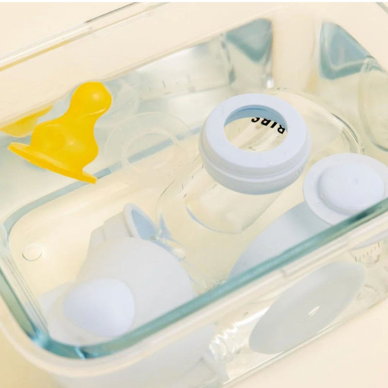 Baby Glass Bottle Complete Set, 120ml