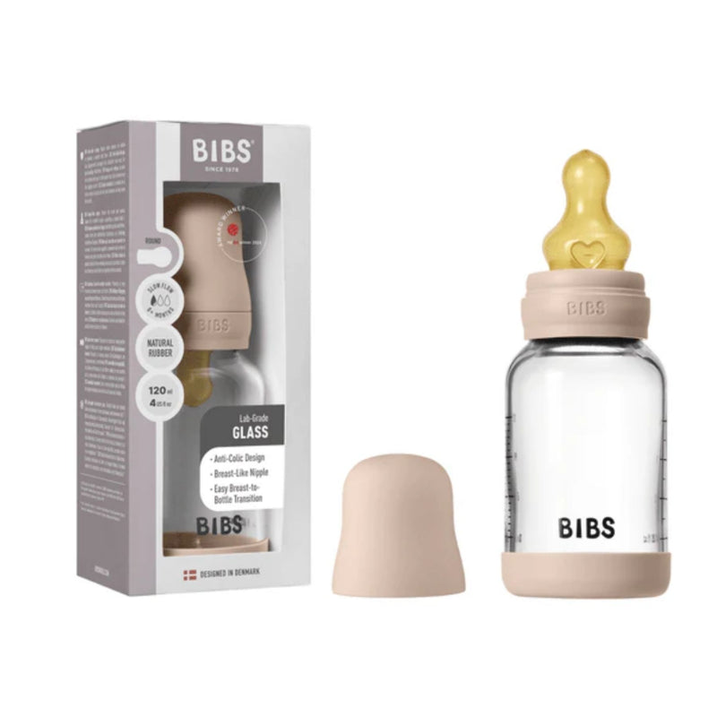Baby Glass Bottle Complete Set, 120ml