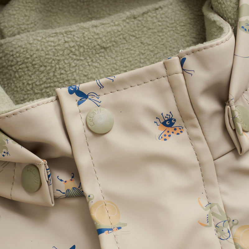 Garden Bugs Rainsuit with Fleece