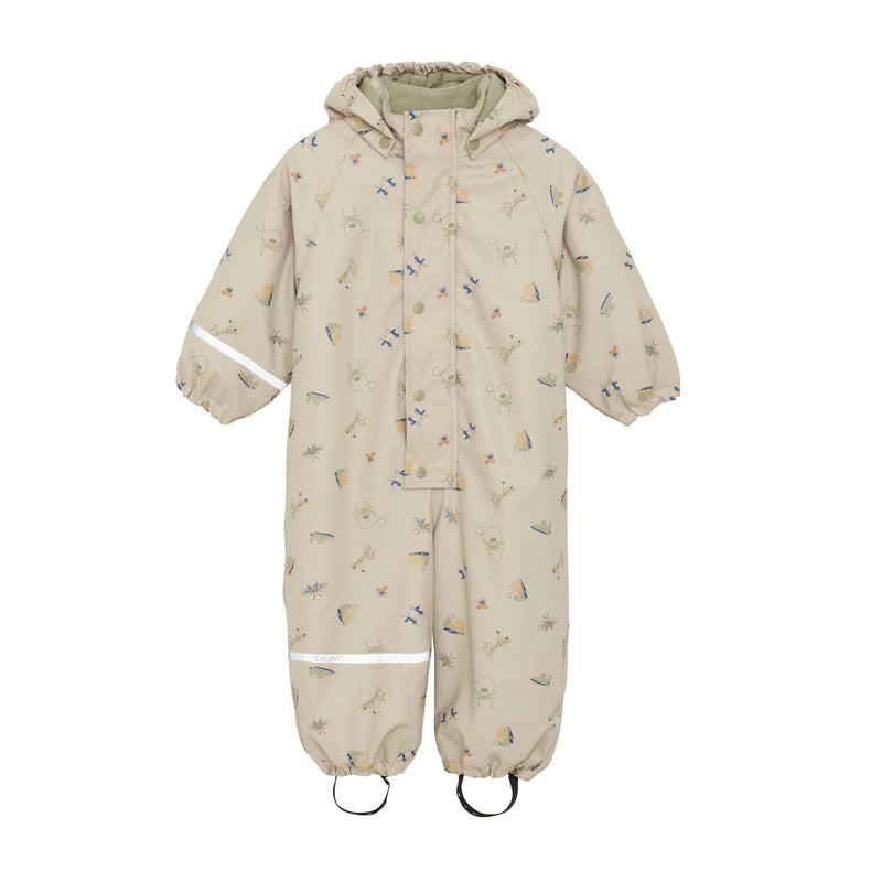 Garden Bugs Rainsuit with Fleece