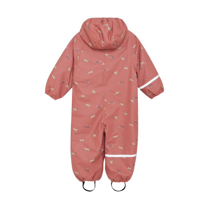 Wild Horses Rainsuit with Fleece