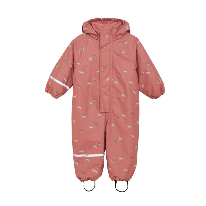Wild Horses Rainsuit with Fleece