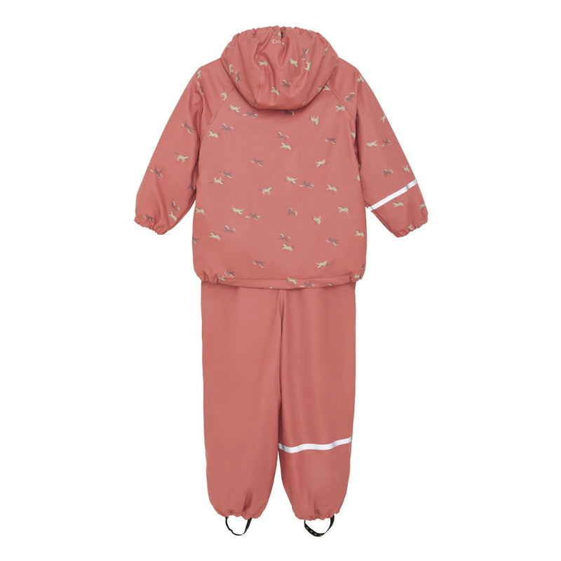 Wild Horses Rainwear with Suspenders/Fleece