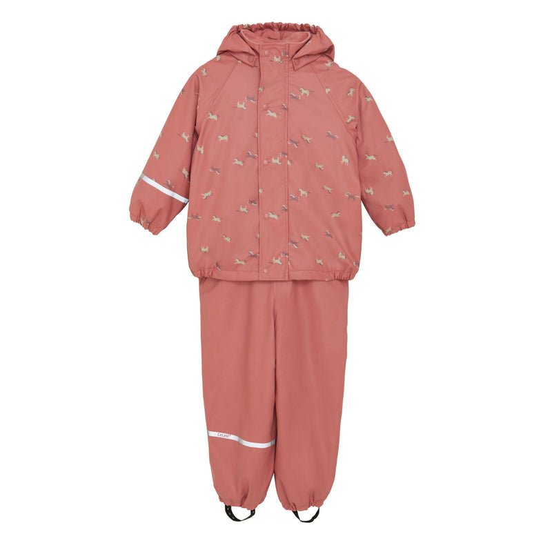 Wild Horses Rainwear with Suspenders/Fleece