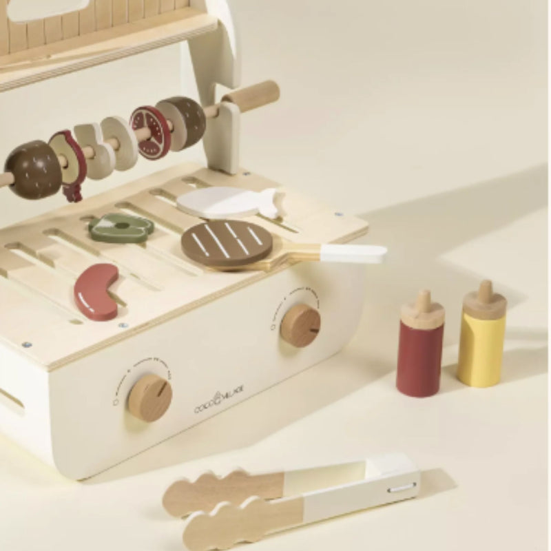 Wooden Barbecue Playset