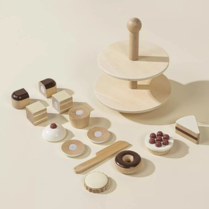 Wooden Desserts Tower