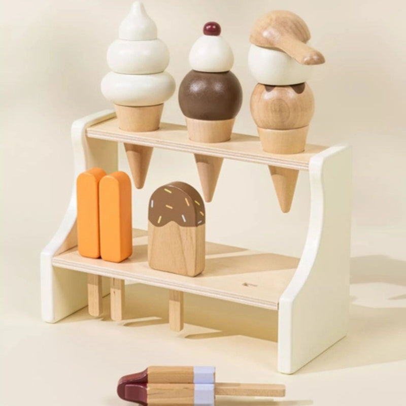 Wooden Ice Cream Stand