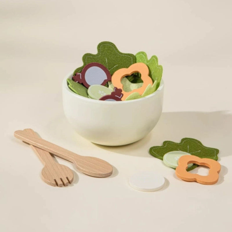 Wooden Salad Playset