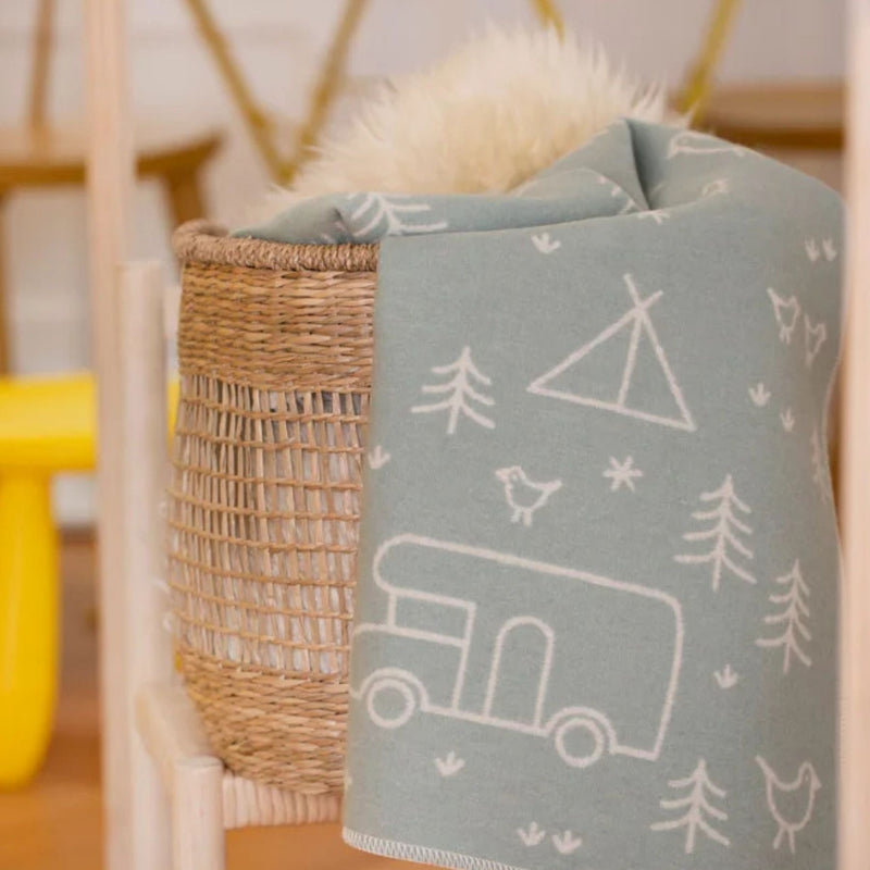 Juwel Baby Flannel Blanket - Camping