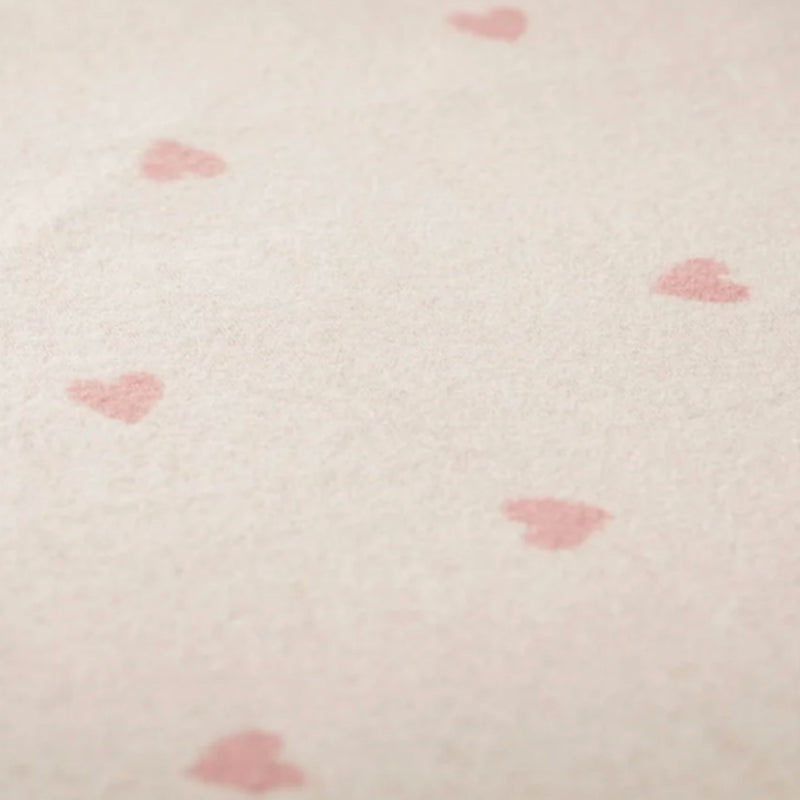 Juwel Baby Flannel Blanket - Hearts Allover