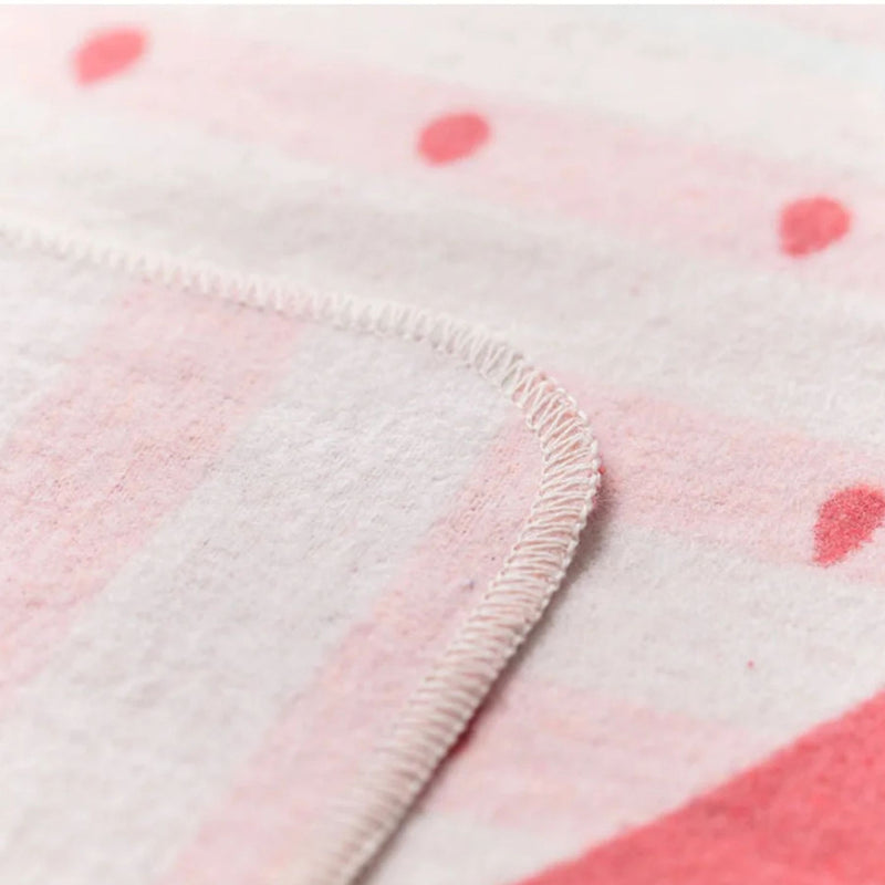 Juwel Baby Flannel Blanket - Strawberry