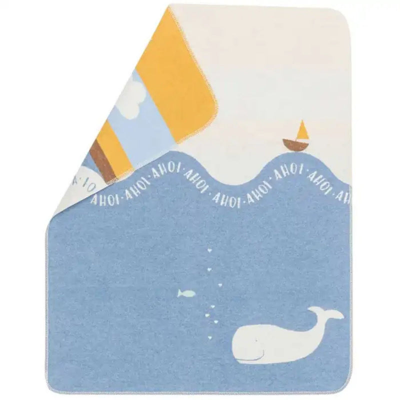 Juwel Baby Flannel Blanket - Whale