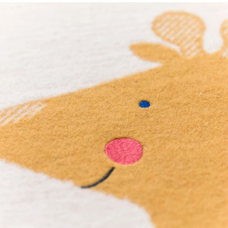 Lili Baby Blanket Embroidered Giraffe