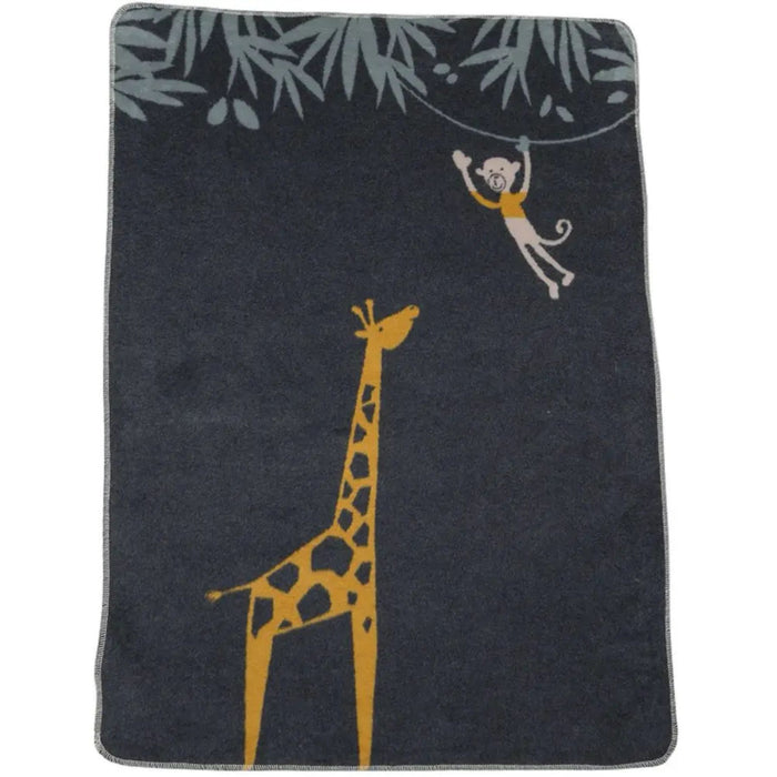 Mija Organic Velour Blanket - Giraffe