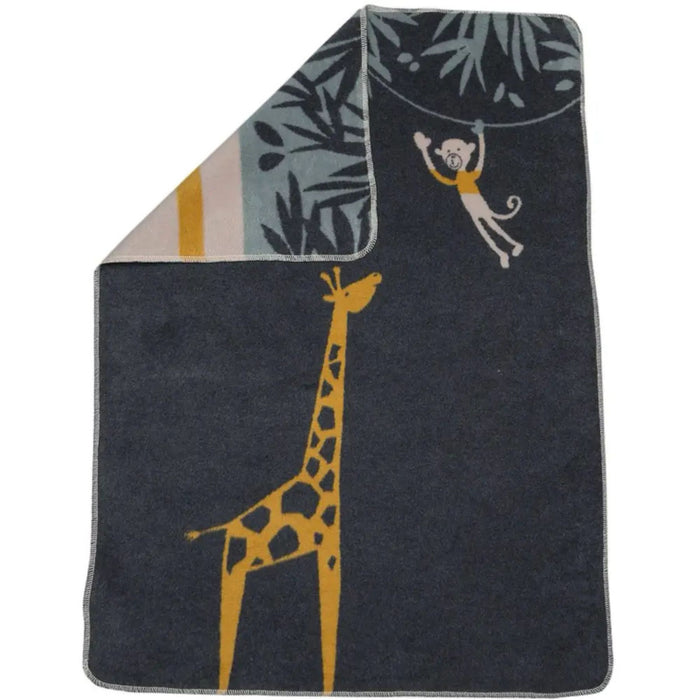 Mija Organic Velour Blanket - Giraffe