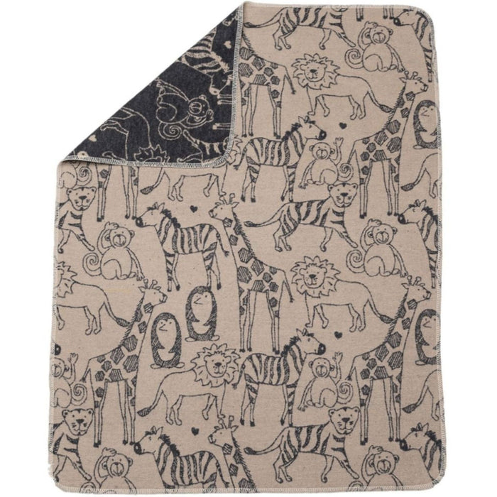 Juwel Flannel Blanket - Safari Animals