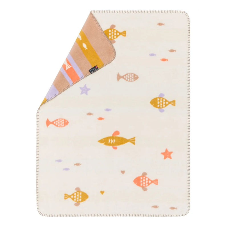 Mila Baby Velour Blanket - School of Fish