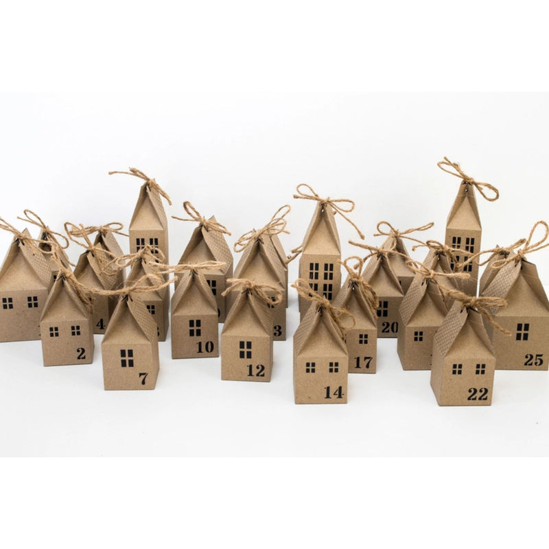 DIY Advent Calendar Houses Kit
