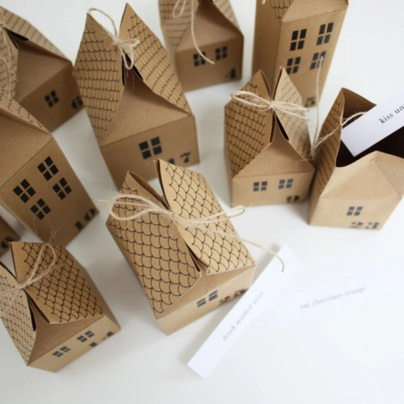 DIY Advent Calendar Houses Kit