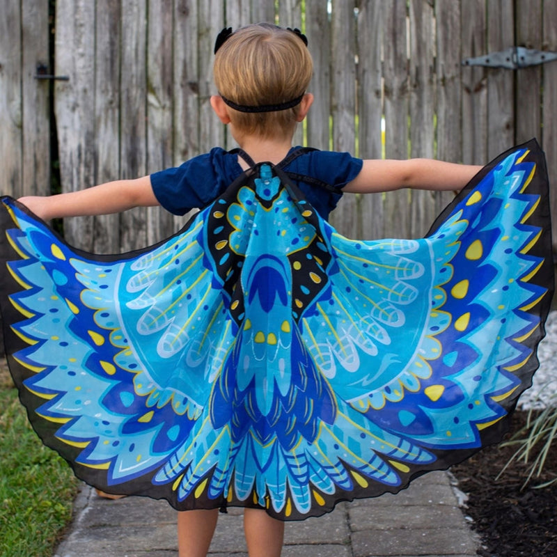 Blue Owl Wings + Mask