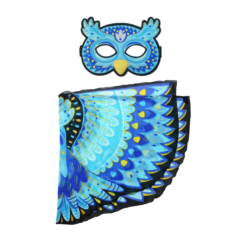 Blue Owl Wings + Mask