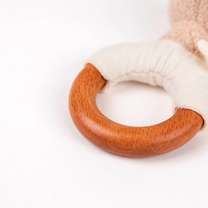 Organic Leonie Giraffe Wooden Rattle